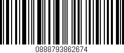 Código de barras (EAN, GTIN, SKU, ISBN): '0888793862674'