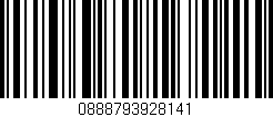 Código de barras (EAN, GTIN, SKU, ISBN): '0888793928141'