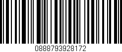 Código de barras (EAN, GTIN, SKU, ISBN): '0888793928172'