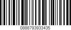 Código de barras (EAN, GTIN, SKU, ISBN): '0888793933435'