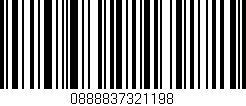 Código de barras (EAN, GTIN, SKU, ISBN): '0888837321198'