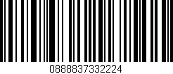 Código de barras (EAN, GTIN, SKU, ISBN): '0888837332224'