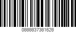Código de barras (EAN, GTIN, SKU, ISBN): '0888837381628'