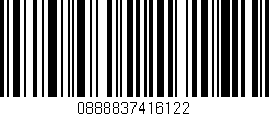 Código de barras (EAN, GTIN, SKU, ISBN): '0888837416122'