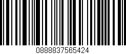 Código de barras (EAN, GTIN, SKU, ISBN): '0888837565424'