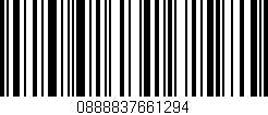 Código de barras (EAN, GTIN, SKU, ISBN): '0888837661294'