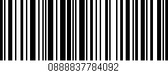 Código de barras (EAN, GTIN, SKU, ISBN): '0888837784092'
