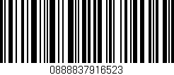 Código de barras (EAN, GTIN, SKU, ISBN): '0888837916523'