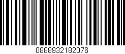 Código de barras (EAN, GTIN, SKU, ISBN): '0888932182076'