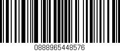Código de barras (EAN, GTIN, SKU, ISBN): '0888965448576'