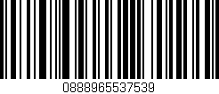 Código de barras (EAN, GTIN, SKU, ISBN): '0888965537539'