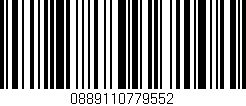 Código de barras (EAN, GTIN, SKU, ISBN): '0889110779552'