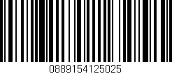 Código de barras (EAN, GTIN, SKU, ISBN): '0889154125025'