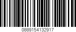 Código de barras (EAN, GTIN, SKU, ISBN): '0889154132917'