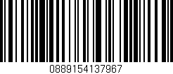 Código de barras (EAN, GTIN, SKU, ISBN): '0889154137967'