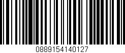 Código de barras (EAN, GTIN, SKU, ISBN): '0889154140127'