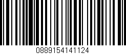 Código de barras (EAN, GTIN, SKU, ISBN): '0889154141124'