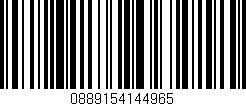 Código de barras (EAN, GTIN, SKU, ISBN): '0889154144965'