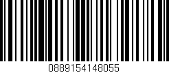 Código de barras (EAN, GTIN, SKU, ISBN): '0889154148055'