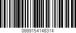 Código de barras (EAN, GTIN, SKU, ISBN): '0889154148314'