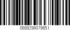 Código de barras (EAN, GTIN, SKU, ISBN): '0889296079651'