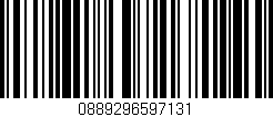 Código de barras (EAN, GTIN, SKU, ISBN): '0889296597131'