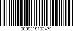 Código de barras (EAN, GTIN, SKU, ISBN): '0889319103479'