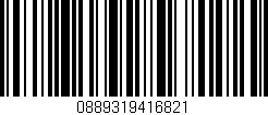 Código de barras (EAN, GTIN, SKU, ISBN): '0889319416821'