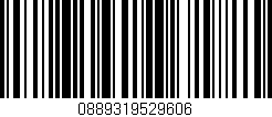 Código de barras (EAN, GTIN, SKU, ISBN): '0889319529606'