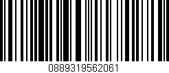 Código de barras (EAN, GTIN, SKU, ISBN): '0889319562061'