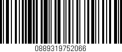 Código de barras (EAN, GTIN, SKU, ISBN): '0889319752066'