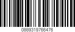 Código de barras (EAN, GTIN, SKU, ISBN): '0889319766476'