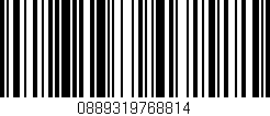 Código de barras (EAN, GTIN, SKU, ISBN): '0889319768814'