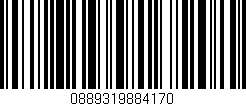 Código de barras (EAN, GTIN, SKU, ISBN): '0889319884170'