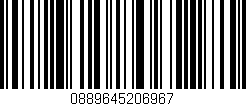 Código de barras (EAN, GTIN, SKU, ISBN): '0889645206967'