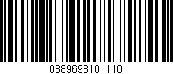 Código de barras (EAN, GTIN, SKU, ISBN): '0889698101110'
