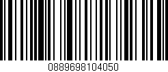 Código de barras (EAN, GTIN, SKU, ISBN): '0889698104050'