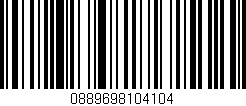Código de barras (EAN, GTIN, SKU, ISBN): '0889698104104'