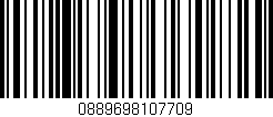 Código de barras (EAN, GTIN, SKU, ISBN): '0889698107709'