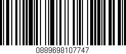 Código de barras (EAN, GTIN, SKU, ISBN): '0889698107747'