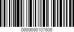 Código de barras (EAN, GTIN, SKU, ISBN): '0889698107808'