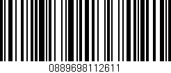 Código de barras (EAN, GTIN, SKU, ISBN): '0889698112611'