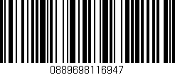 Código de barras (EAN, GTIN, SKU, ISBN): '0889698116947'