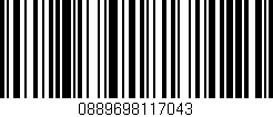 Código de barras (EAN, GTIN, SKU, ISBN): '0889698117043'