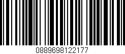 Código de barras (EAN, GTIN, SKU, ISBN): '0889698122177'