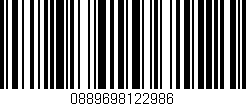 Código de barras (EAN, GTIN, SKU, ISBN): '0889698122986'