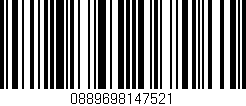 Código de barras (EAN, GTIN, SKU, ISBN): '0889698147521'