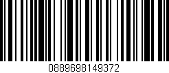 Código de barras (EAN, GTIN, SKU, ISBN): '0889698149372'