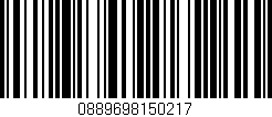 Código de barras (EAN, GTIN, SKU, ISBN): '0889698150217'