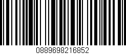 Código de barras (EAN, GTIN, SKU, ISBN): '0889698216852'